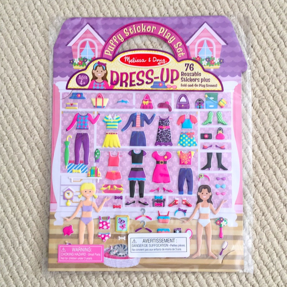 COPY - New Dress-Up (1)and Mermaid (1)Puffy Sticker Play Set + Reusable sticke…
